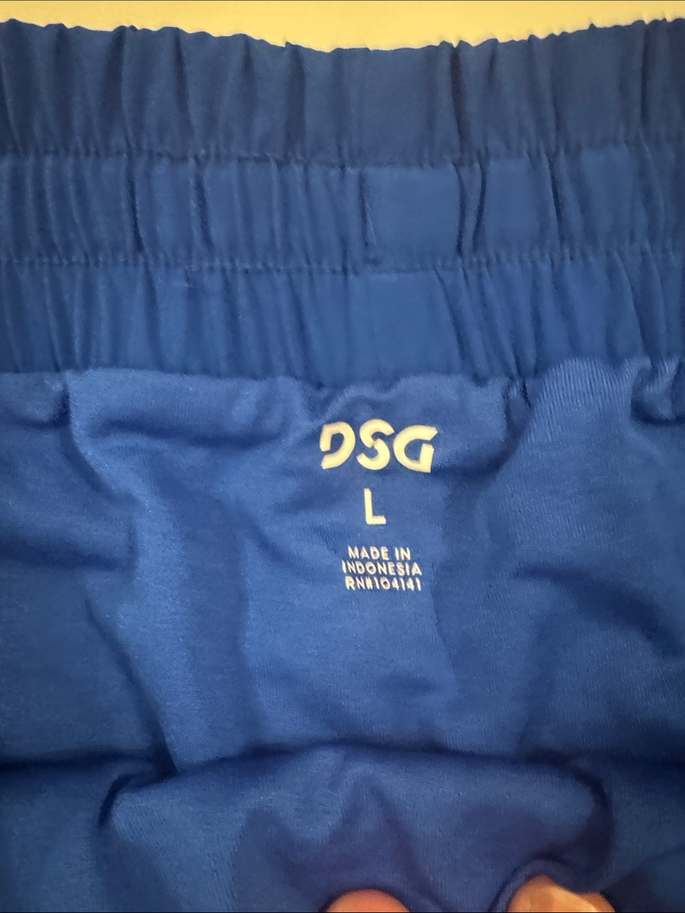 DSG Women's (Sz Large) Electric Blue Athletic Shorts. 3” inseam - Picture 3 of 5